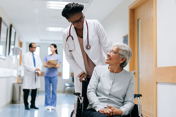 The nursing services provided involve skilled medical care